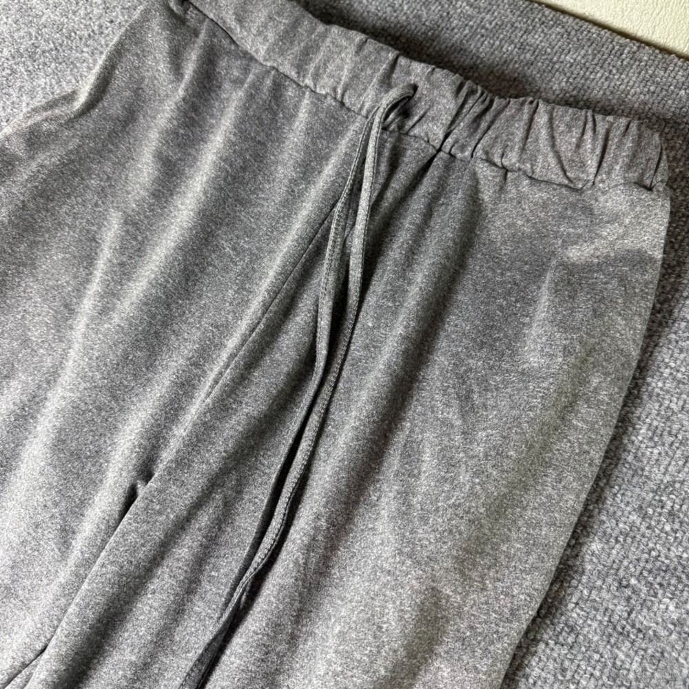 SHEIN Women's Grey Jogger Pants Elastic Waist Drawstring‎ Athletic Size L
